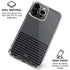 Black and Grey Stripes iPhone 16 Pro Clear Case